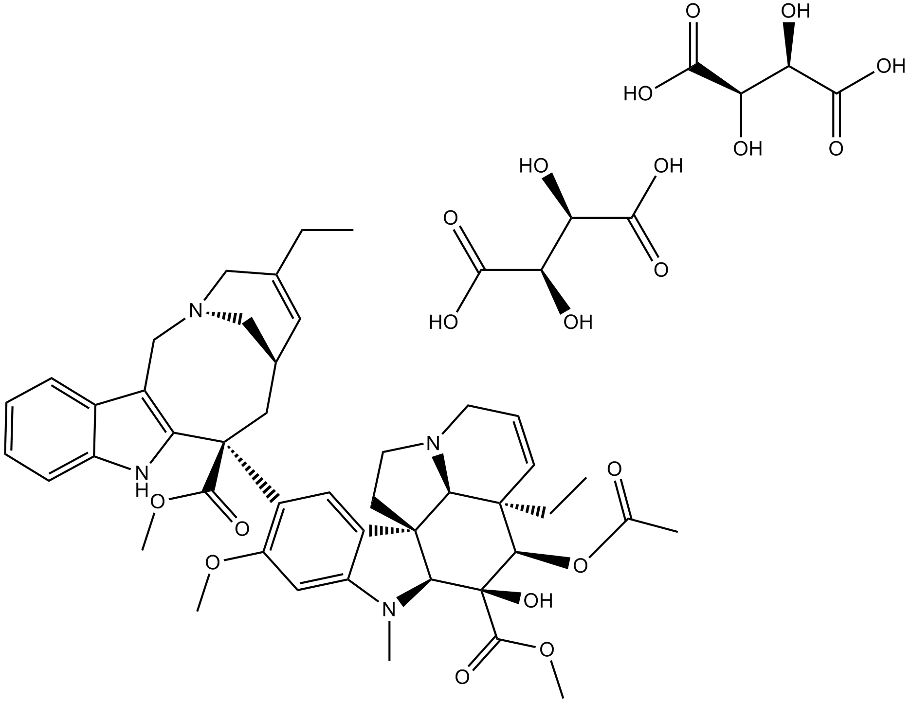 Vinorelbine ditartrate Chemical Structure