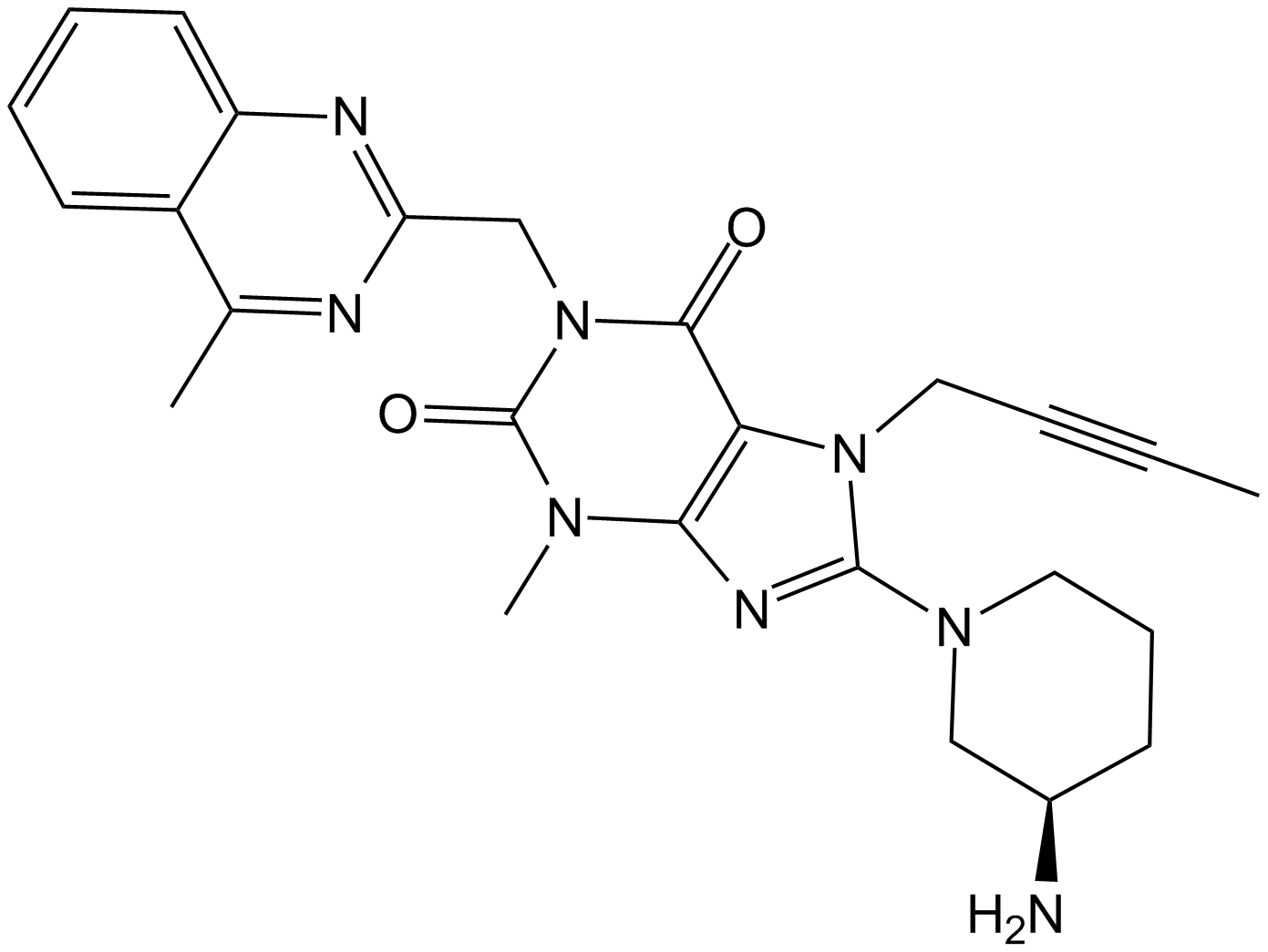 Linagliptin (BI-1356) Chemical Structure