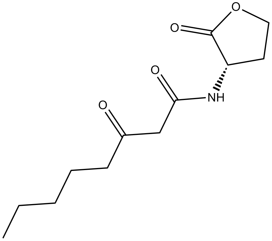 N-3-oxo-octanoyl-L-Homoserine lactone Chemical Structure