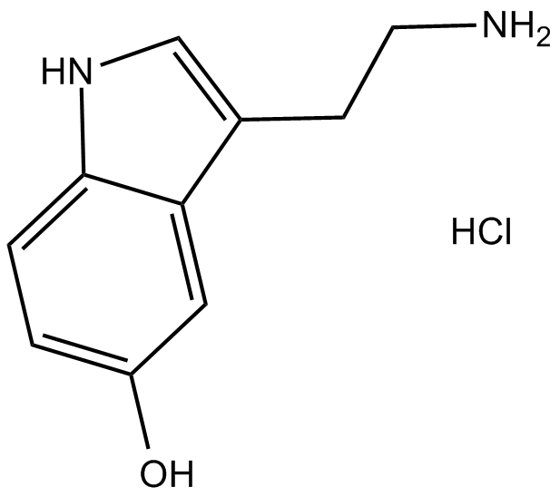 Serotonin HCl Chemical Structure