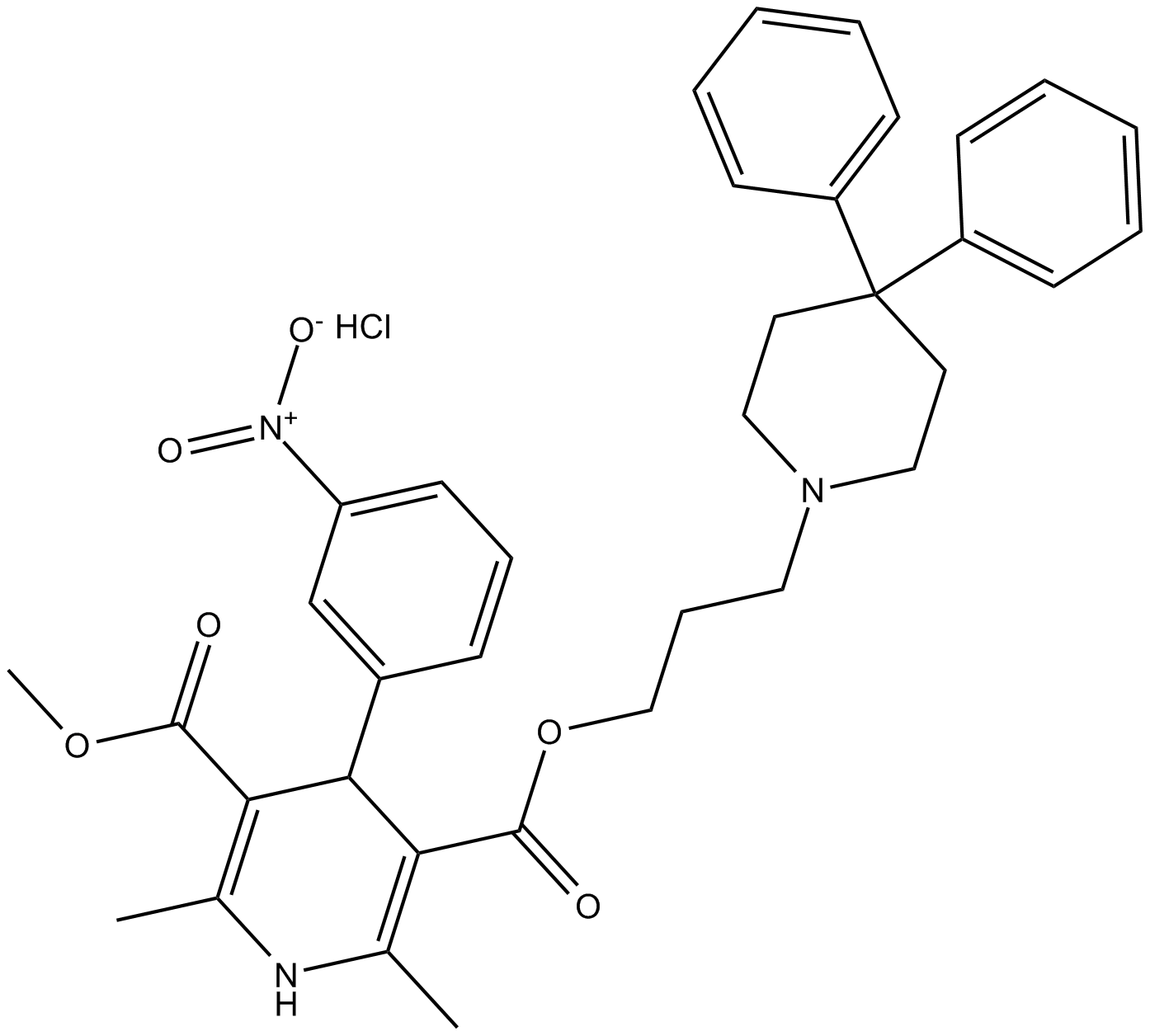 Niguldipine (hydrochloride) Chemical Structure