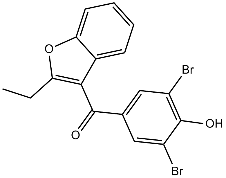 Benzbromarone Chemical Structure