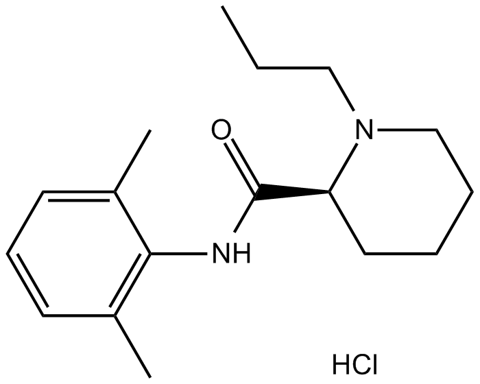 Ropivacaine HCl Chemical Structure