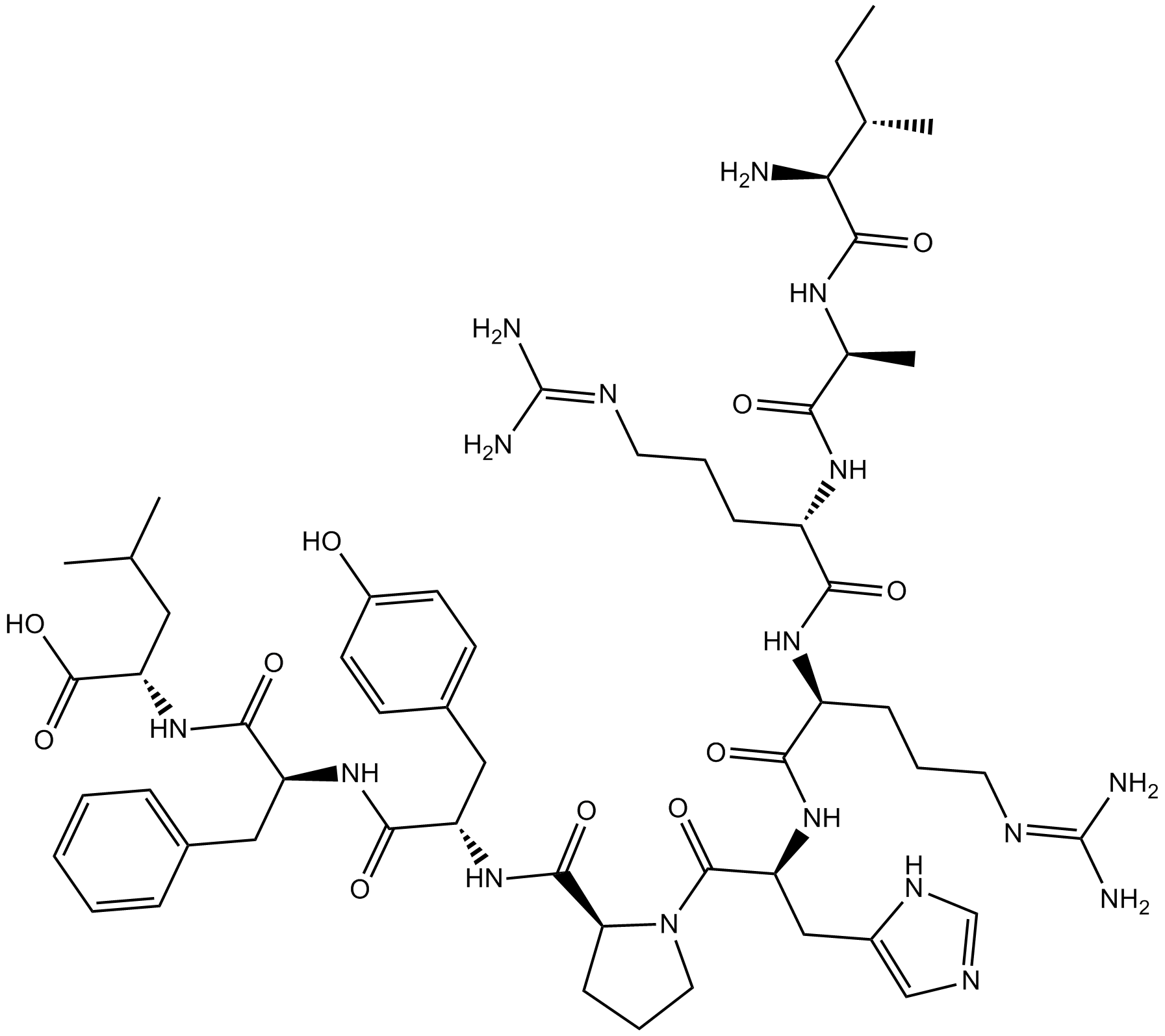 Kinetensin (human) Chemical Structure