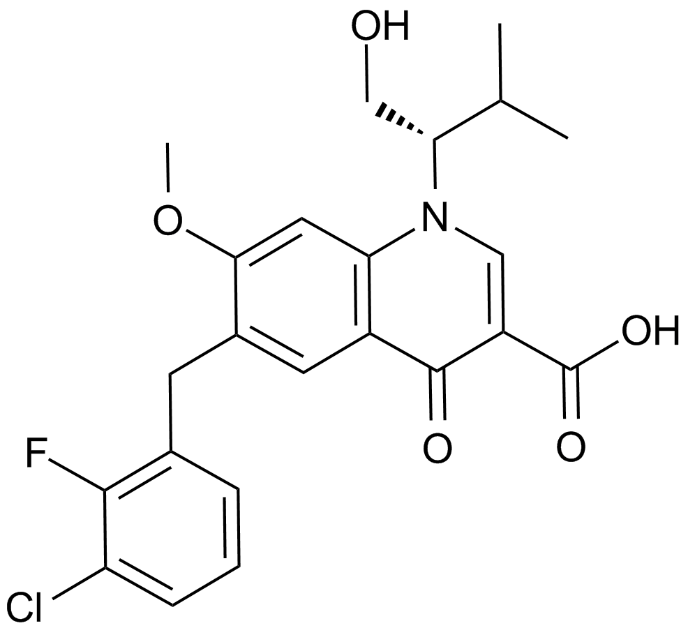 Elvitegravir (GS-9137) Chemical Structure