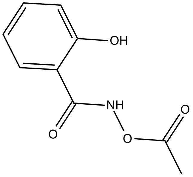 O-Acetyl Salicylhydroxamic Acid Chemical Structure