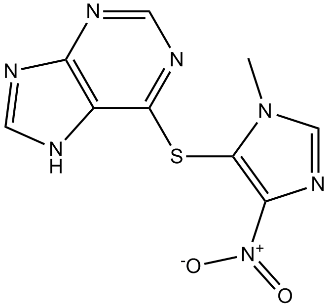 Azathioprine Chemical Structure