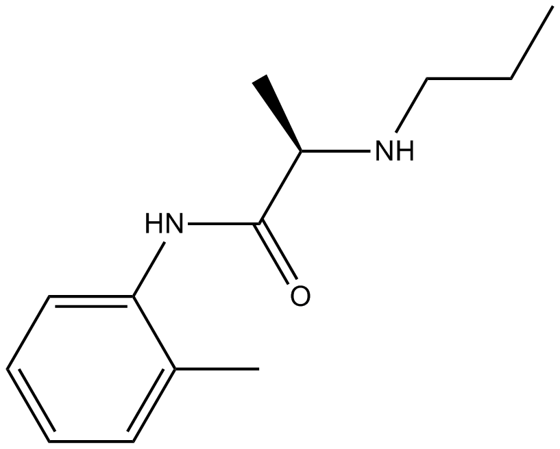 Prilocaine Chemical Structure