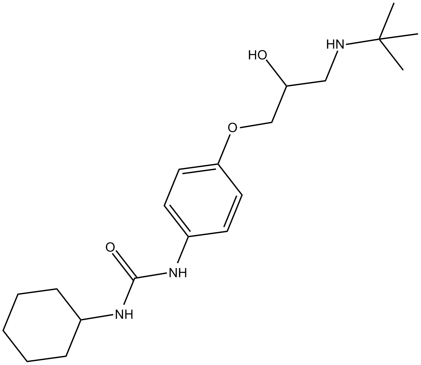 (±)-Talinolol Chemical Structure