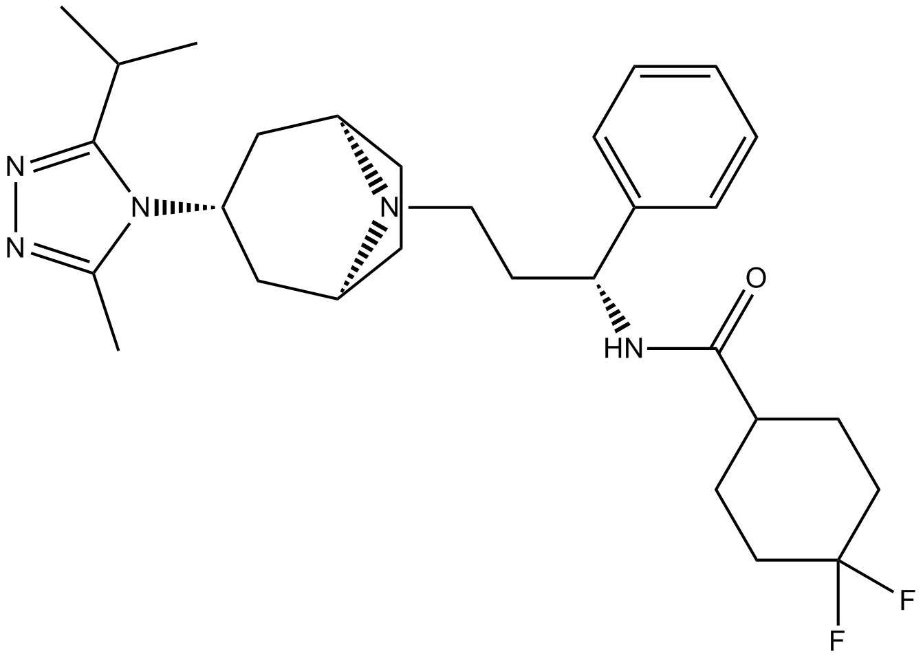 Maraviroc Chemical Structure