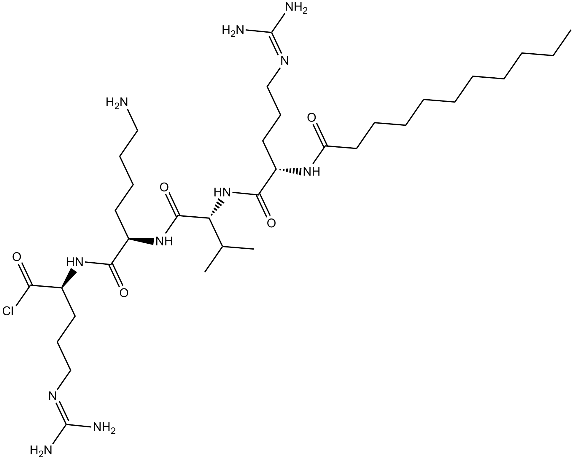 Decanoyl-RVKR-CMK Chemical Structure