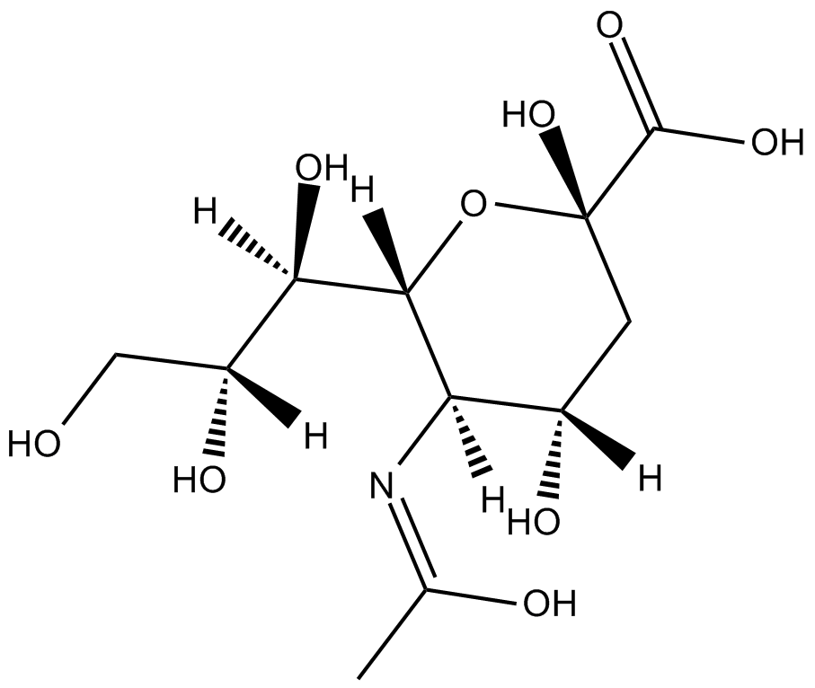 N-Acetylneuraminic acid Chemical Structure