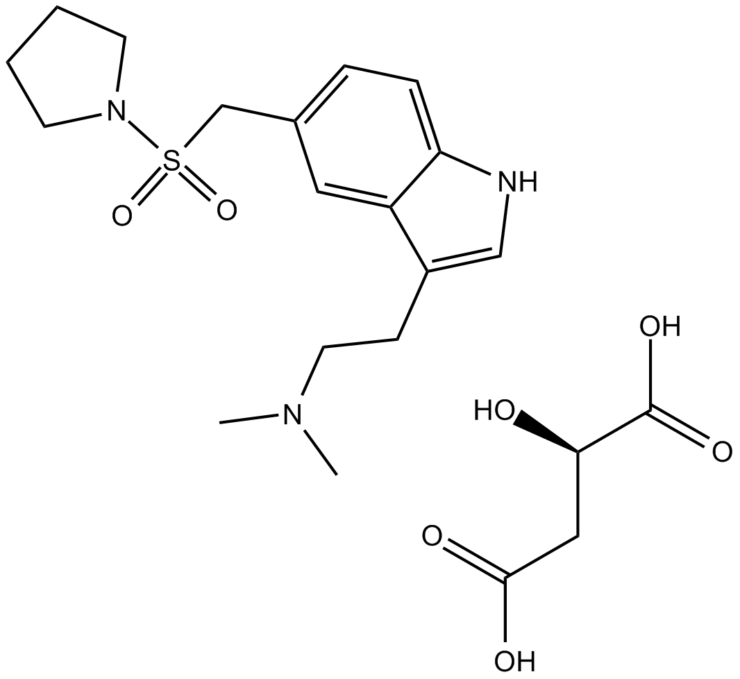 Almotriptan Malate Chemical Structure