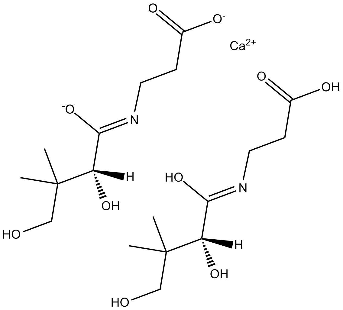 Calcium D-Panthotenate Chemical Structure