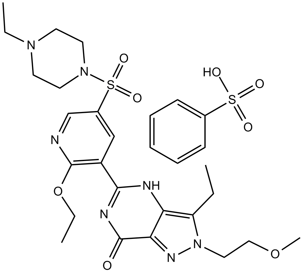 Gisadenafil besylate Chemical Structure