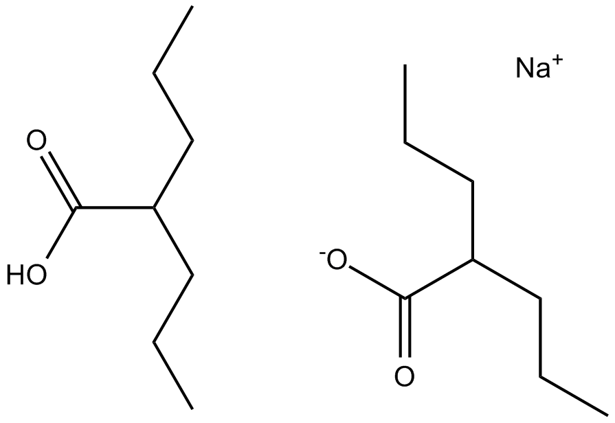 Divalproex Sodium Chemical Structure