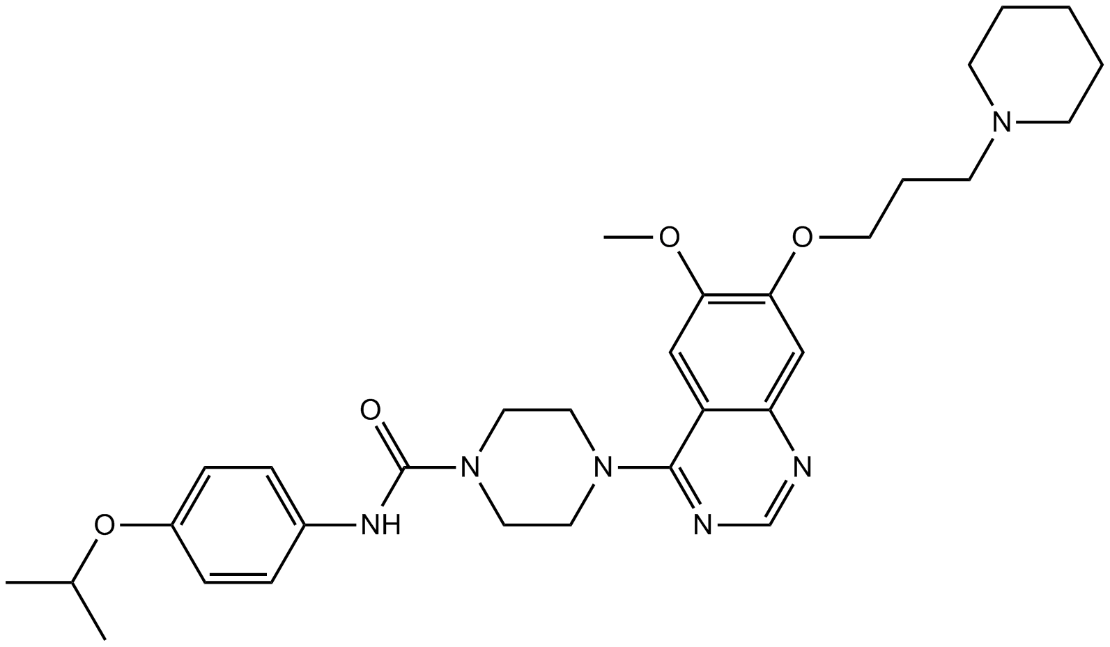 Tandutinib (MLN518) Chemical Structure