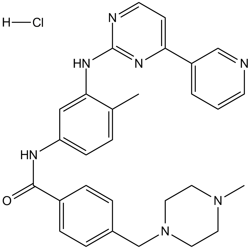Imatinib hydrochloride Chemical Structure