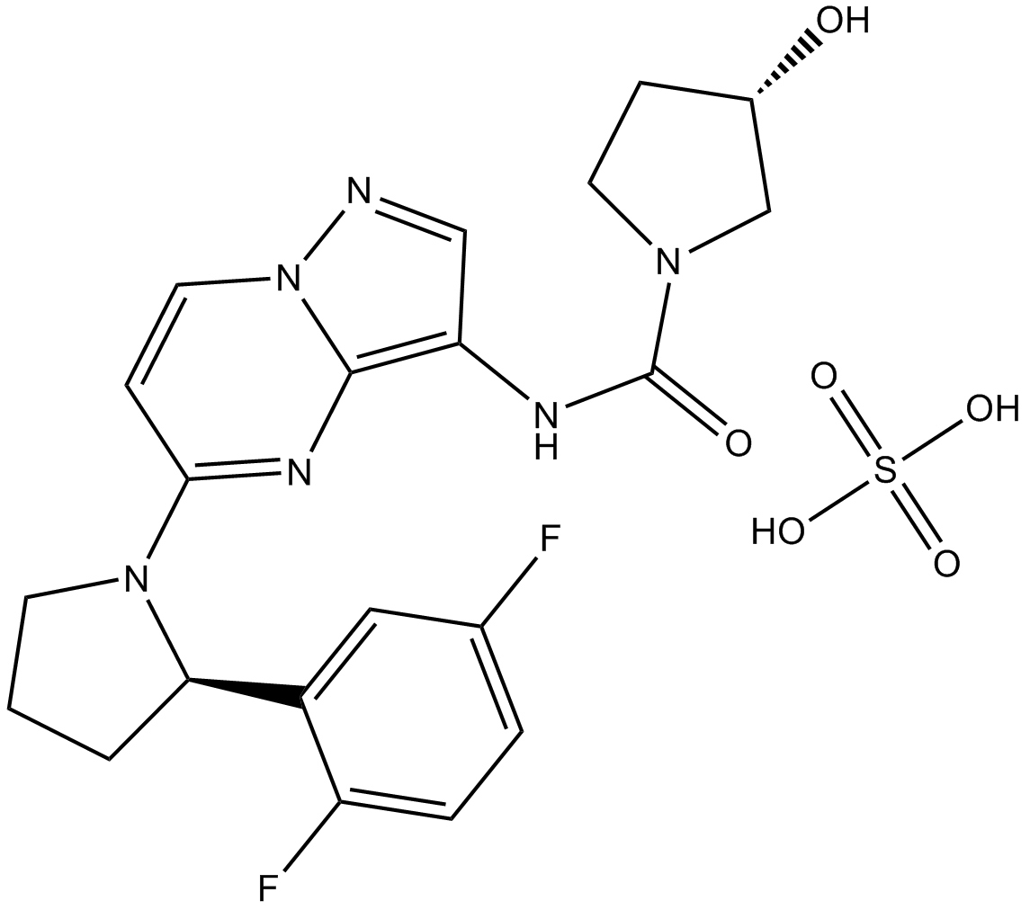 LOXO-101 (Larotrectinib) sulfate Chemical Structure