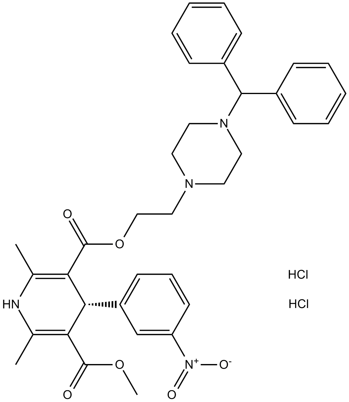 Manidipine 2HCl Chemical Structure