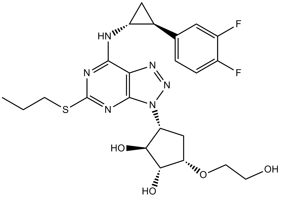 Ticagrelor Chemical Structure