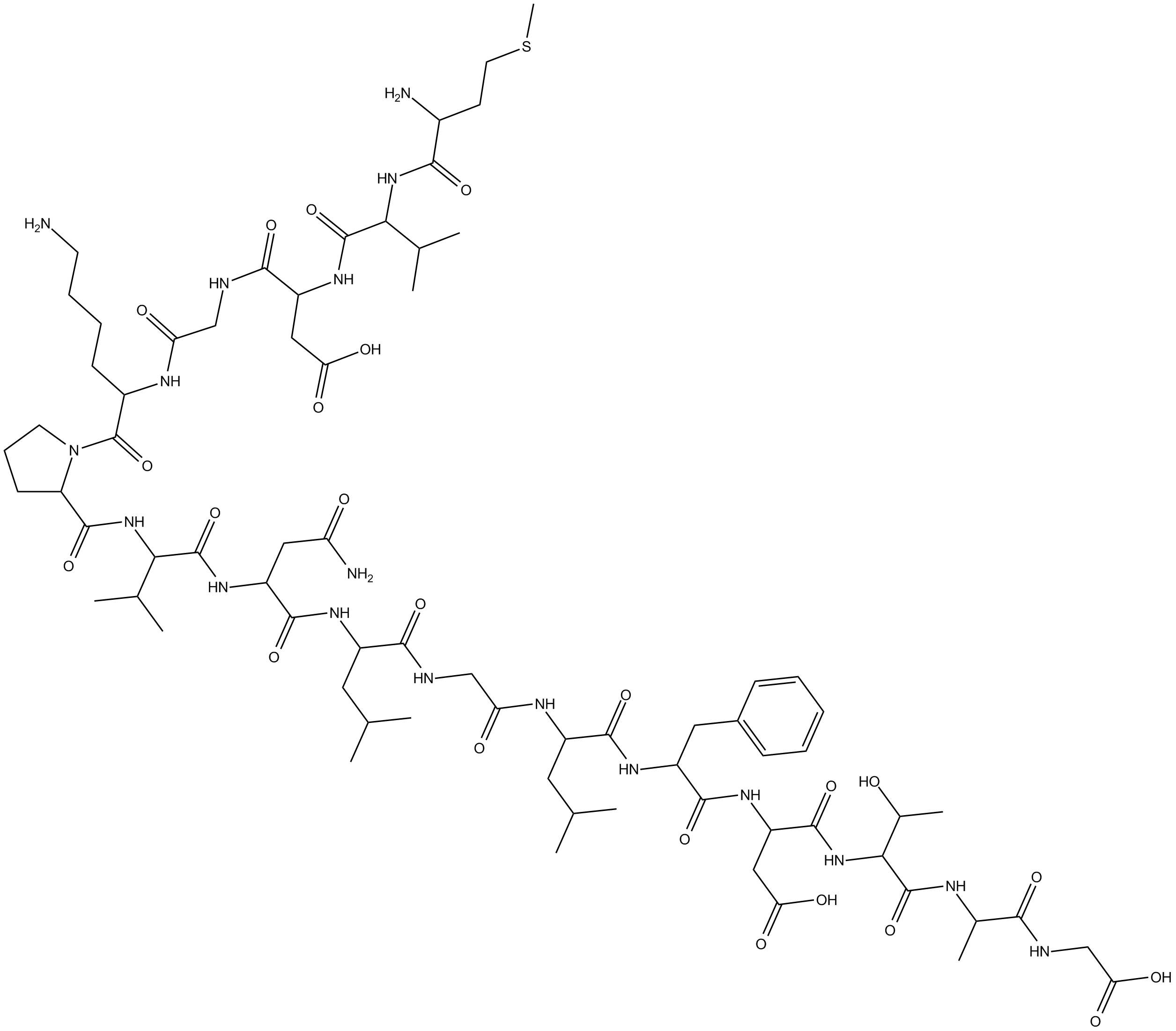 Rac1 Inhibitor F56, control peptide Chemical Structure