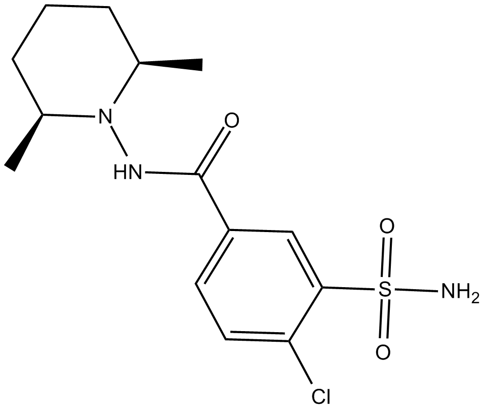 Clopamide Chemical Structure