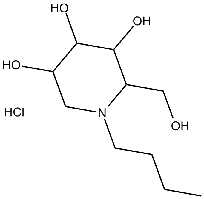 Miglustat hydrochloride Chemical Structure
