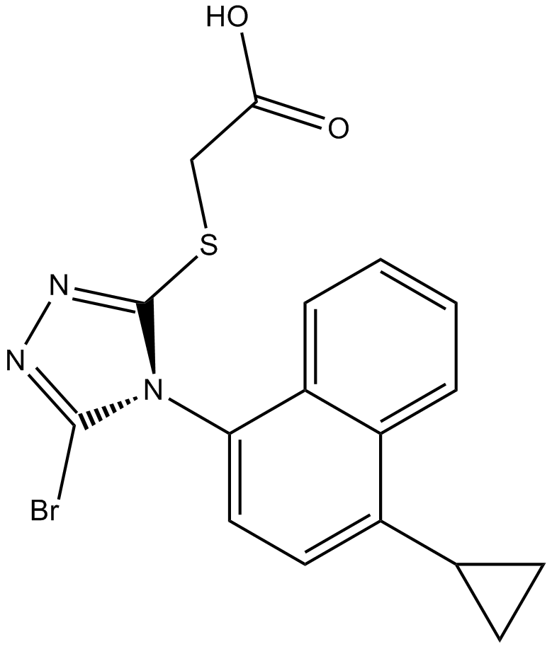 Lesinurad Chemical Structure