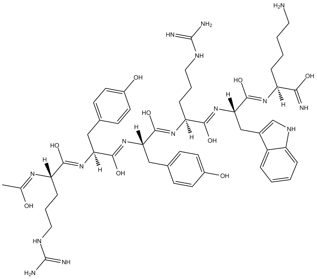 Ac-RYYRWK-NH2 Chemical Structure