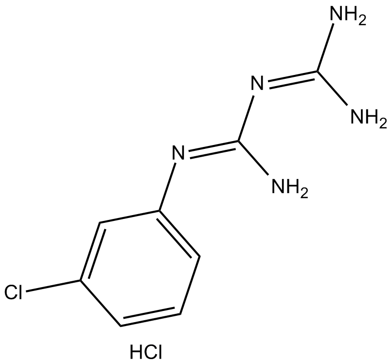 m-Chlorophenylbiguanide hydrochloride Chemical Structure