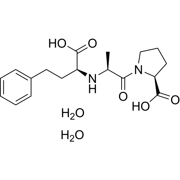 Enalaprilat Dihydrate Chemical Structure