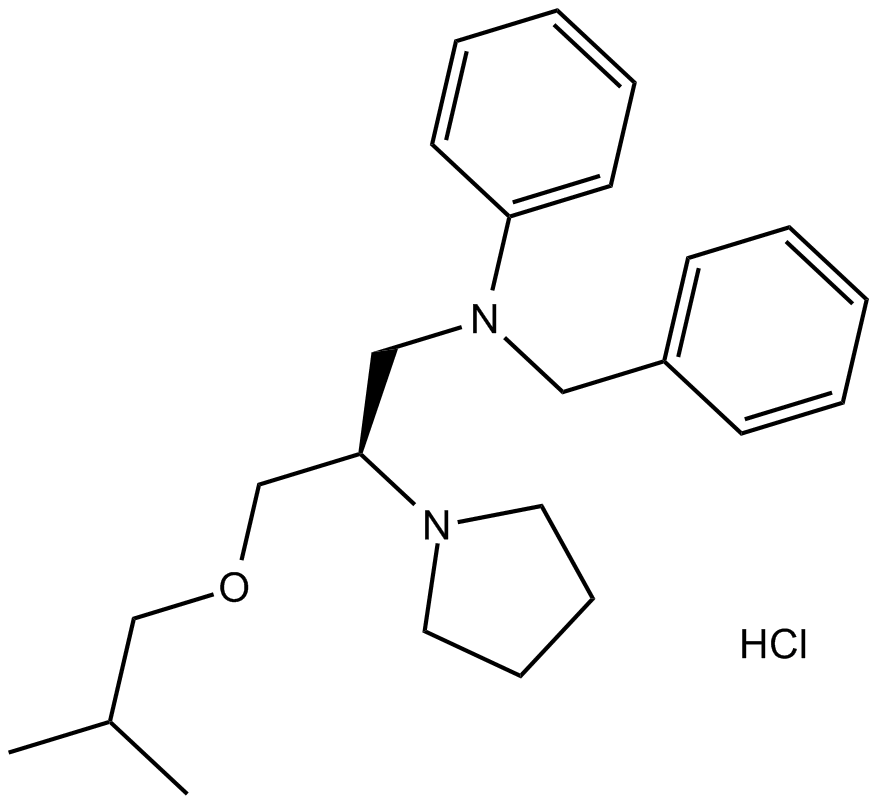 Bepridil hydrochloride Chemical Structure