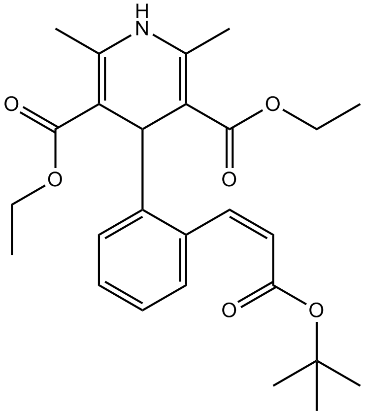 Lacidipine Chemical Structure