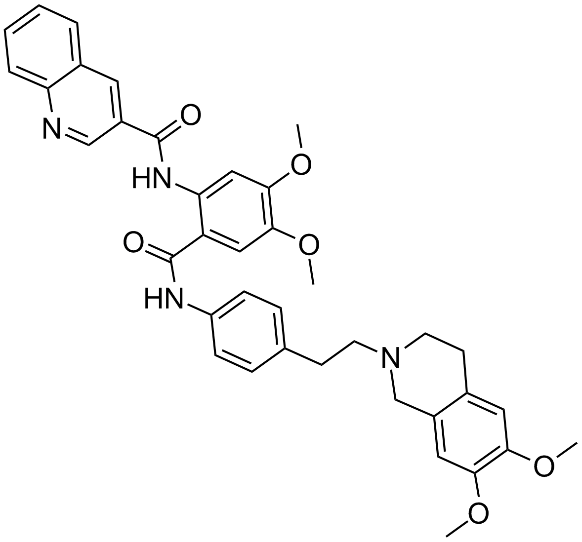 Tariquidar Chemical Structure