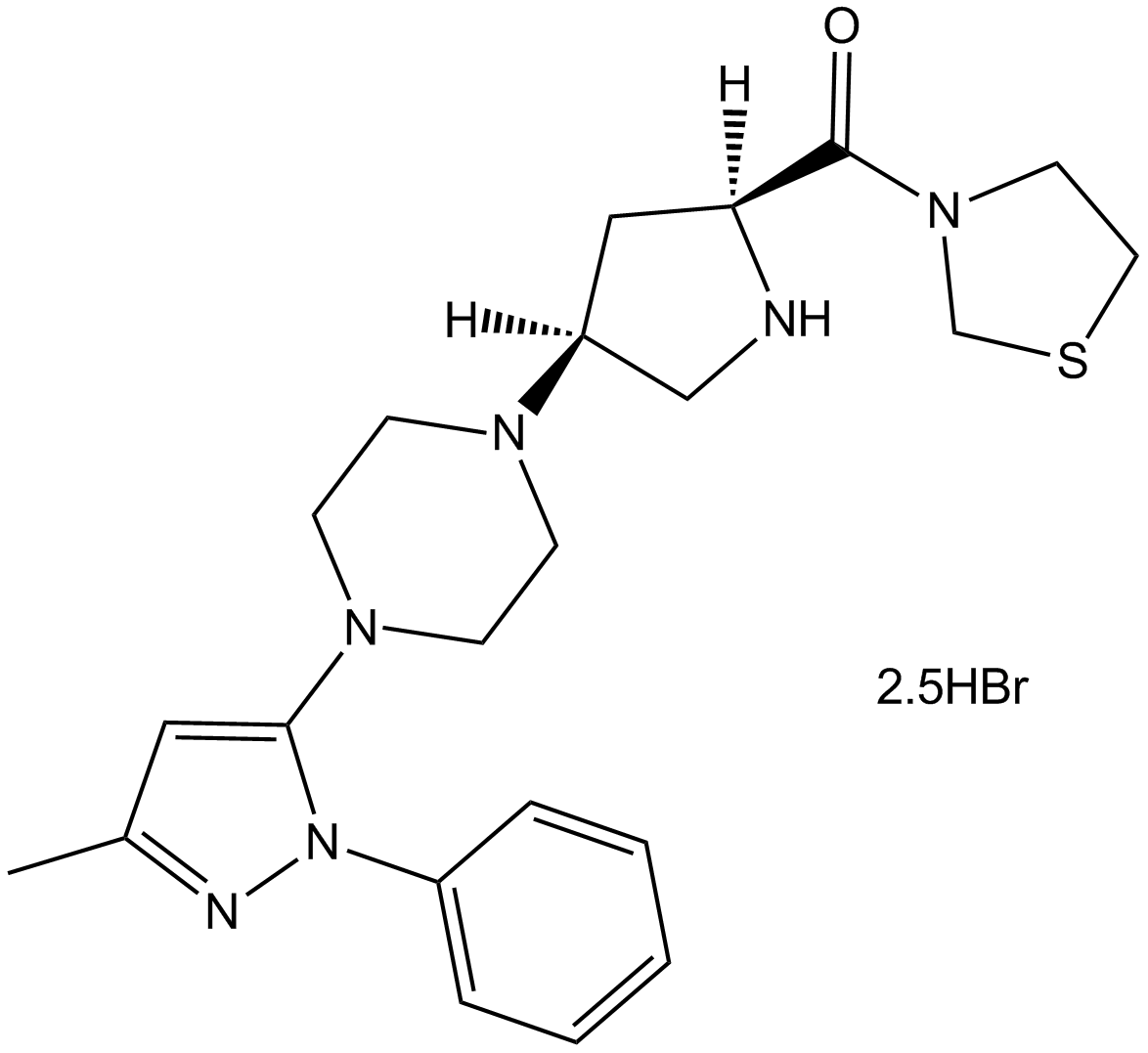 Teneligliptin hydrobromide Chemical Structure
