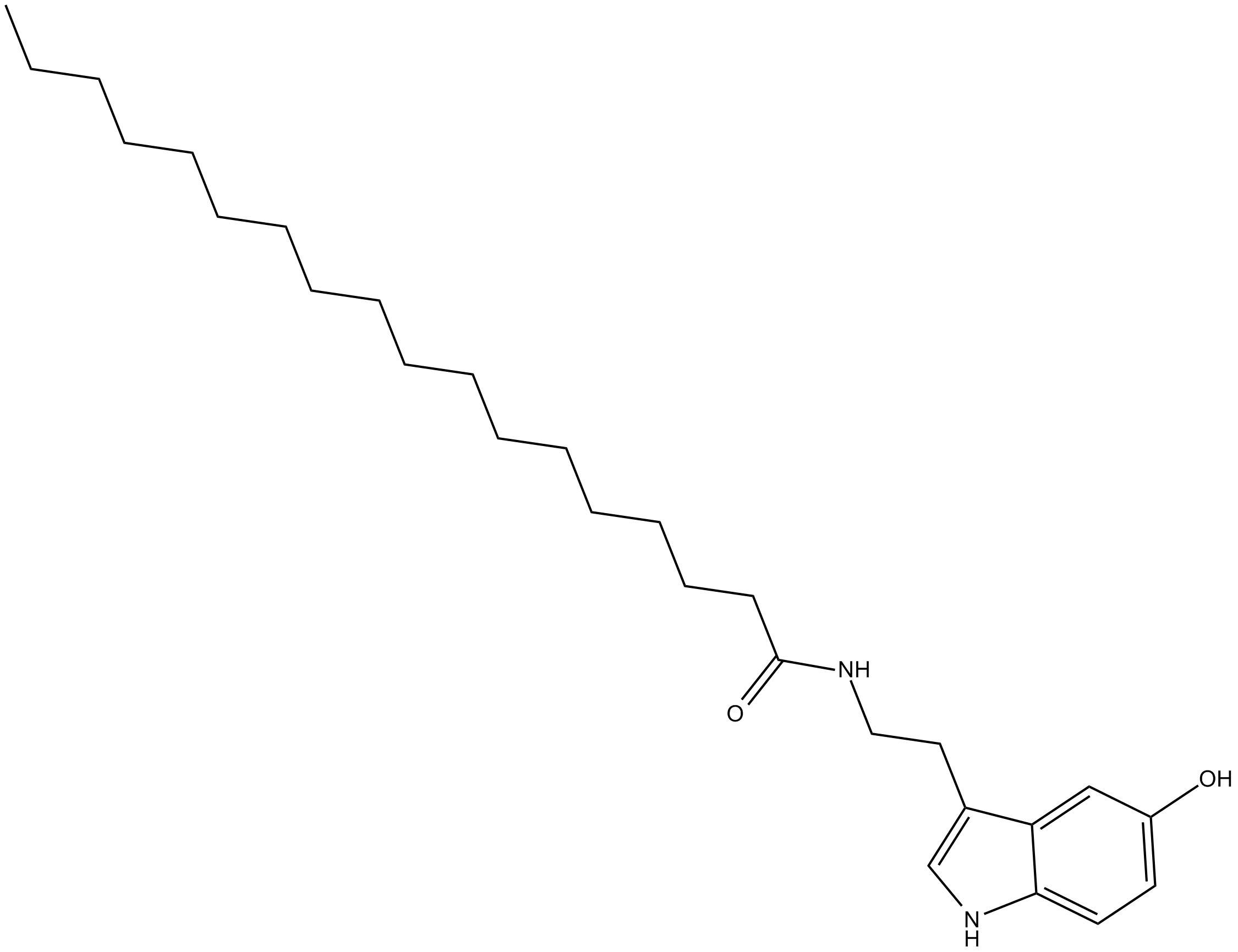 Stearoyl Serotonin Chemical Structure