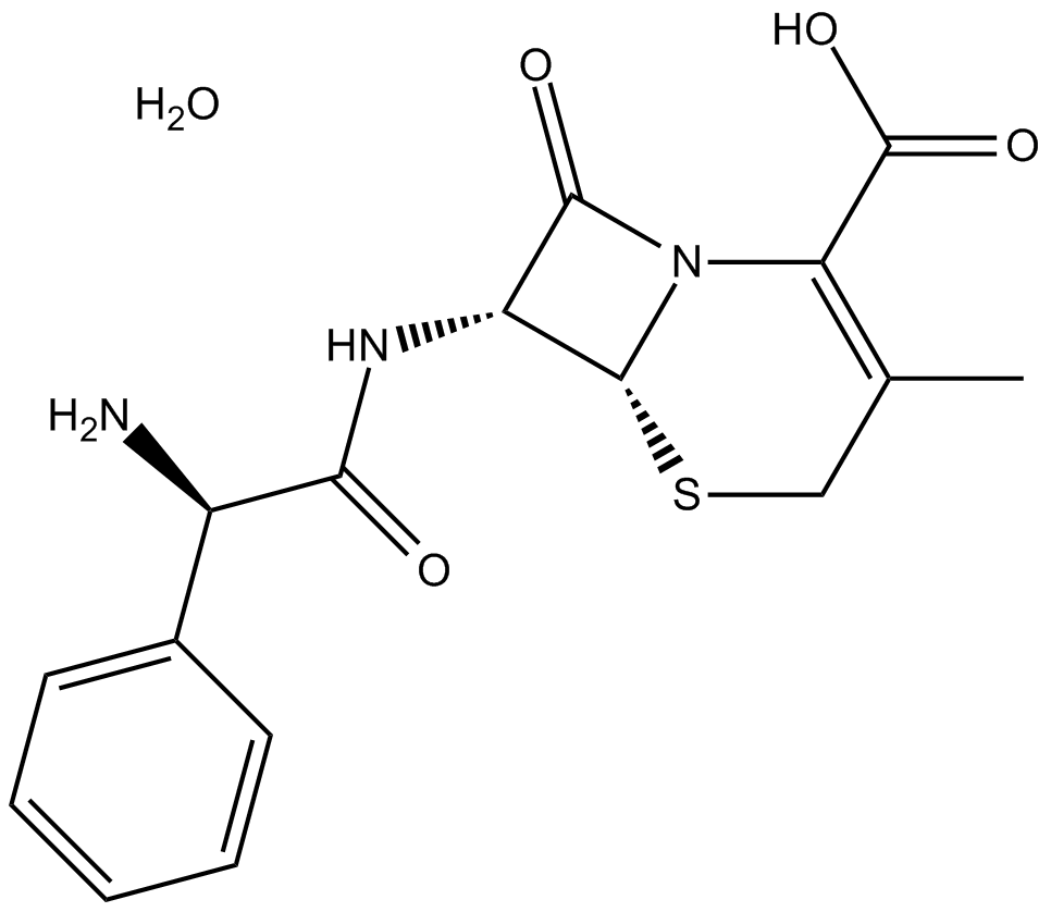 Cephalexin monohydrate Chemical Structure