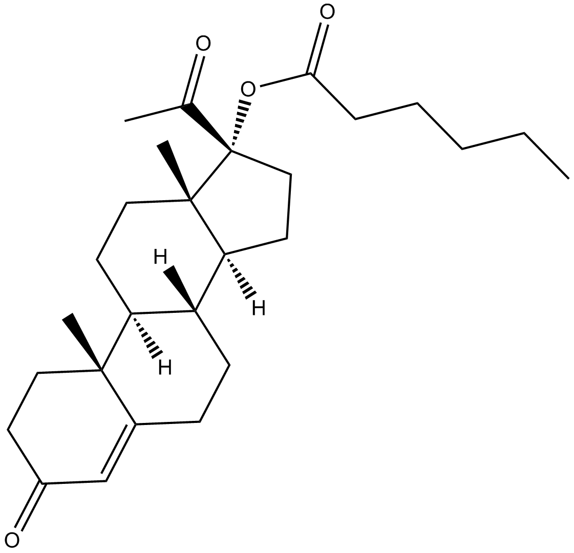 Hydroxyprogesterone caproate Chemical Structure