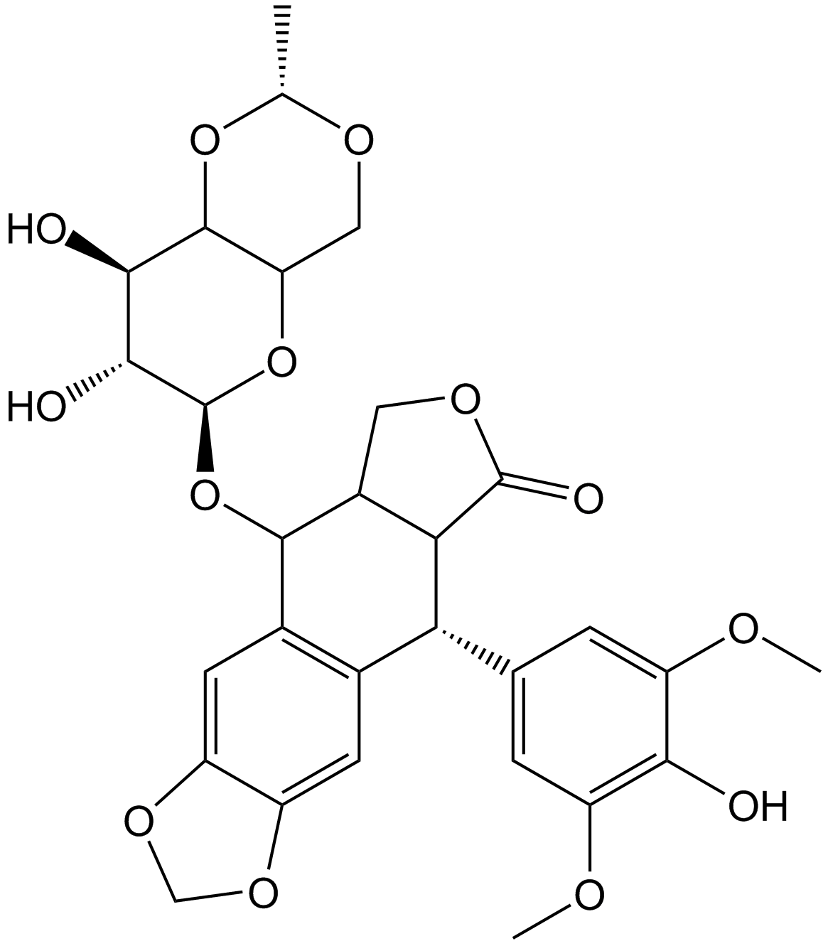 Etoposide Chemical Structure