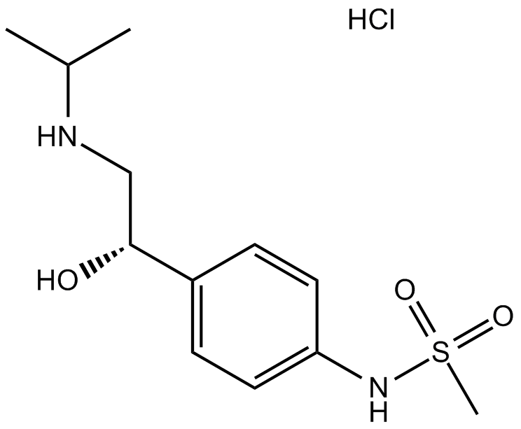 Sotalol hydrochloride Chemical Structure