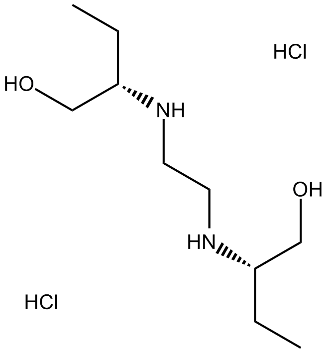 Ethambutol HCl Chemical Structure