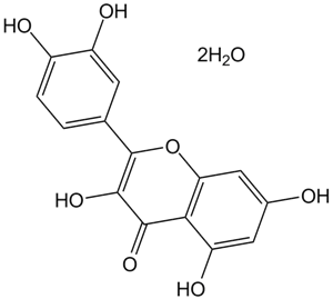 Quercetin dihydrate Chemical Structure