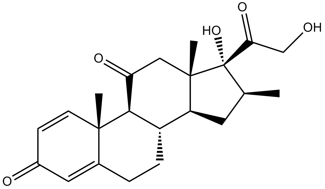 Meprednisone Chemical Structure