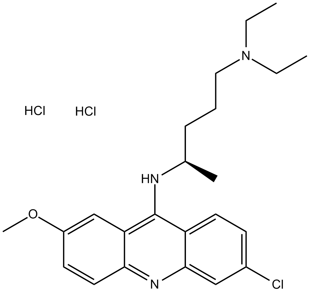 Quinacrine 2HCl Chemical Structure