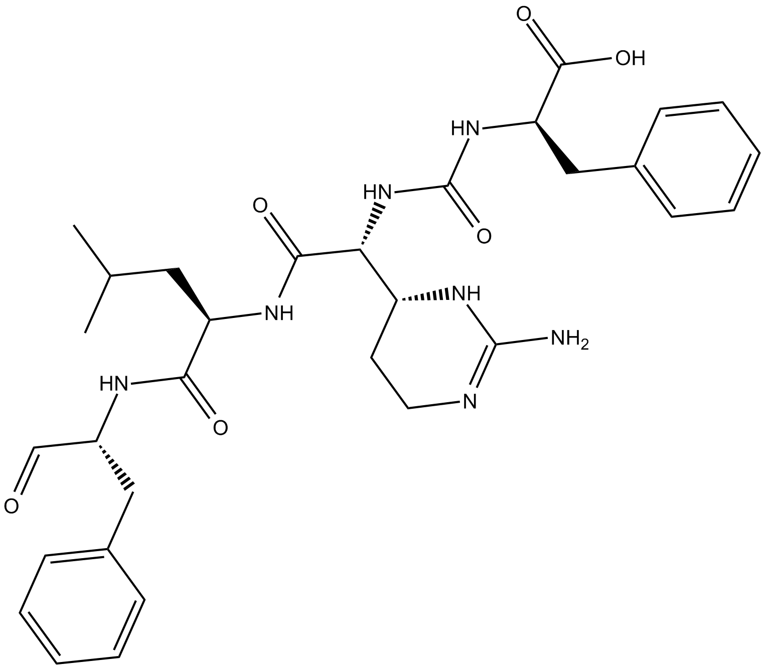 Chymostatin Chemical Structure