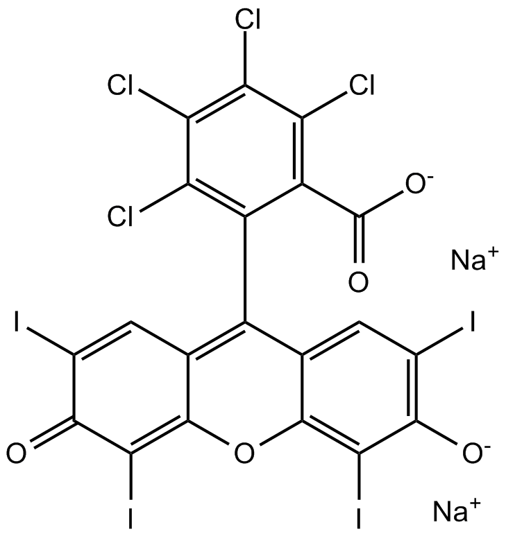 Rose Bengal Chemical Structure