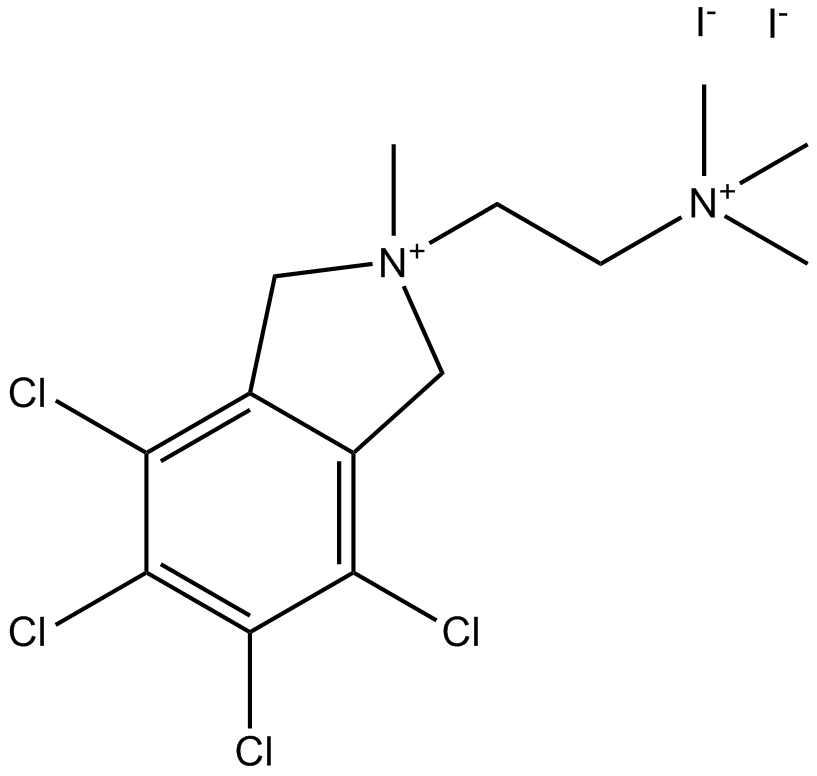 Chlorisondamine diiodide Chemical Structure