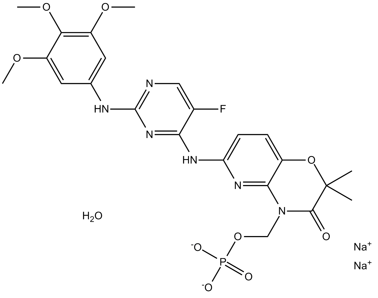 R788 disodium hexahydrate Chemical Structure