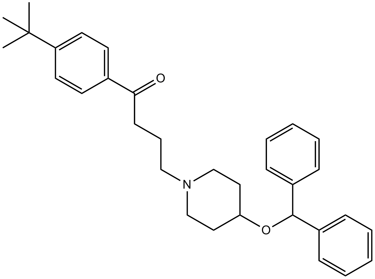 Ebastine Chemical Structure